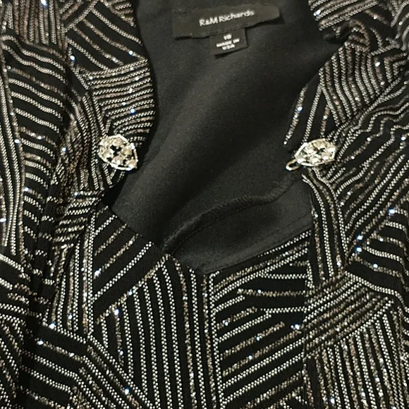 R&M Richard  Lycra blouse long sleeve size 18 - Picture 8 of 12